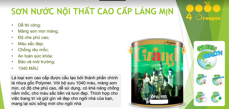 Đặc điểm sơn Mykolor