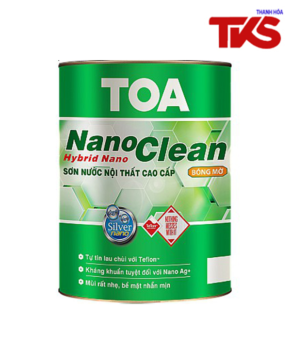 Sơn TOA NanoClean bóng mờ nội thất