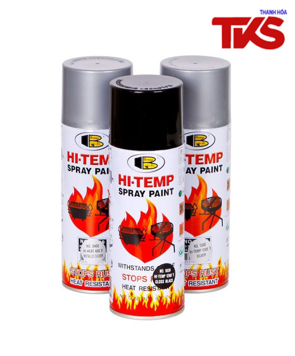 Sơn xịt chịu nhiệt Bosny Hi Temp