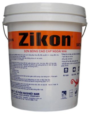 Sơn Zikon ngoại thất bóng