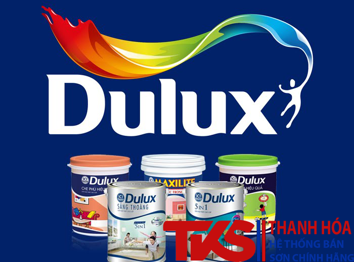 Sơn lót, sơn phủ nội, ngoại thất Dulux.