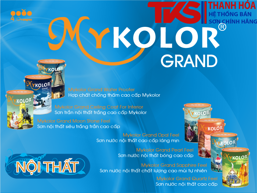 Ưu điểm hãng sơn Mykolor