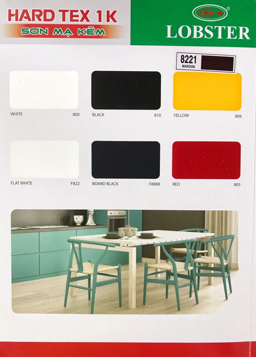 Bảng màu sơn Lobster