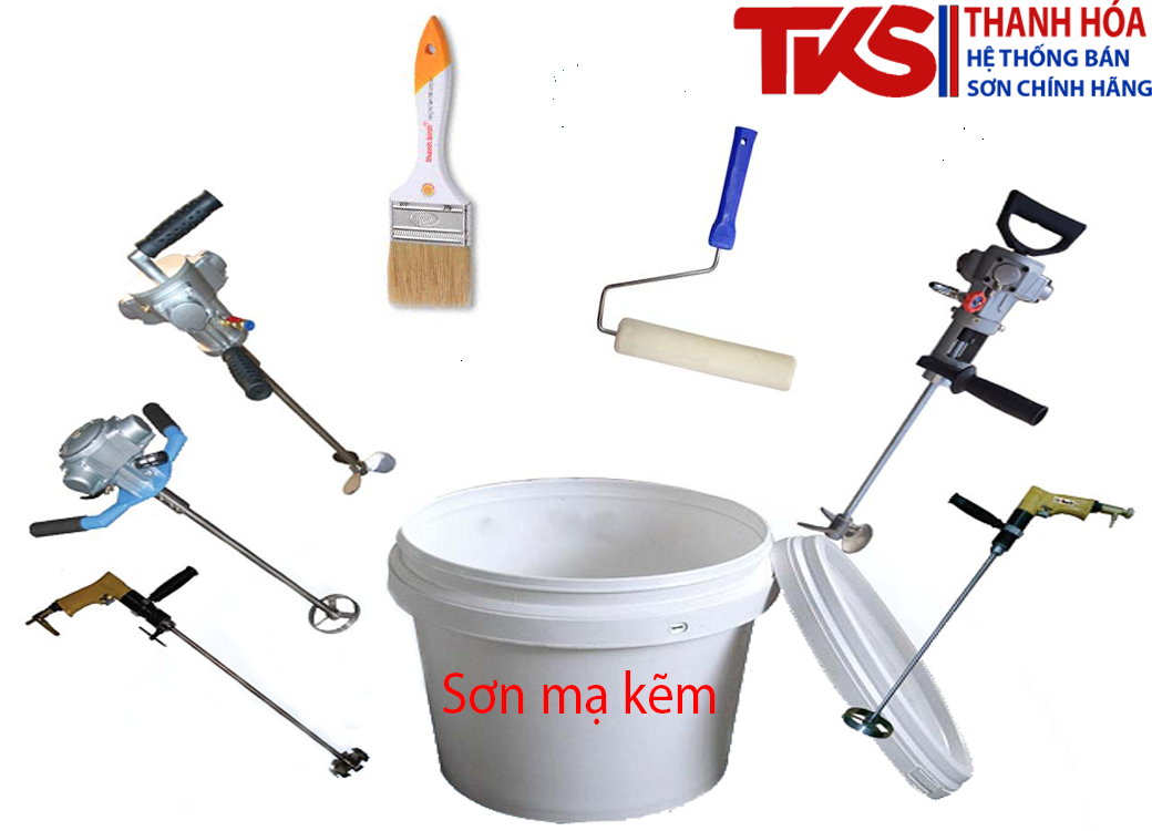 Chuẩn bị dụng pha chế sơn