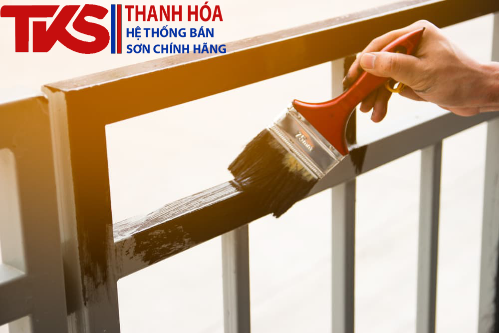 Thi công sơn mạ kẽm Drugo gốc Acrylic