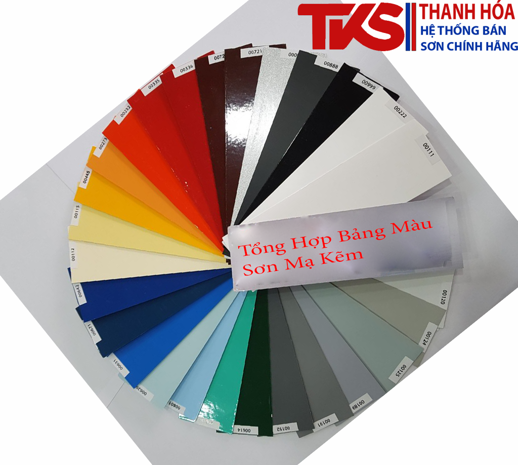 Tổng Hợp Bảng Màu Sơn Mạ Kẽm