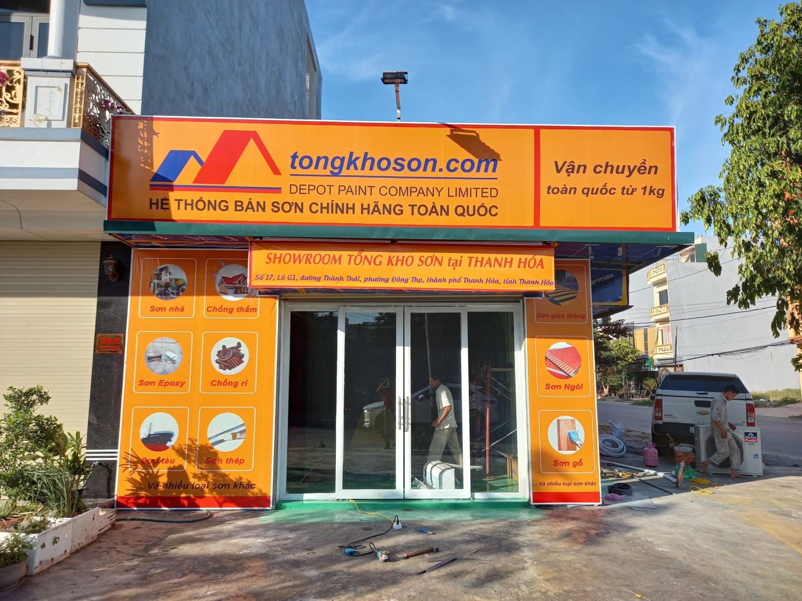 Địa chỉ mua sơn chống rỉ chính hãng tại Thanh Hóa