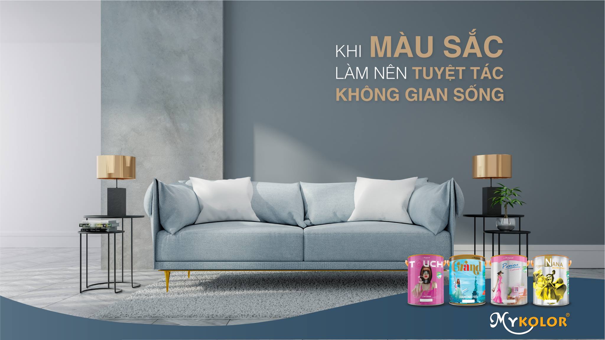 Nên sơn nhà bằng sơn Mykolor