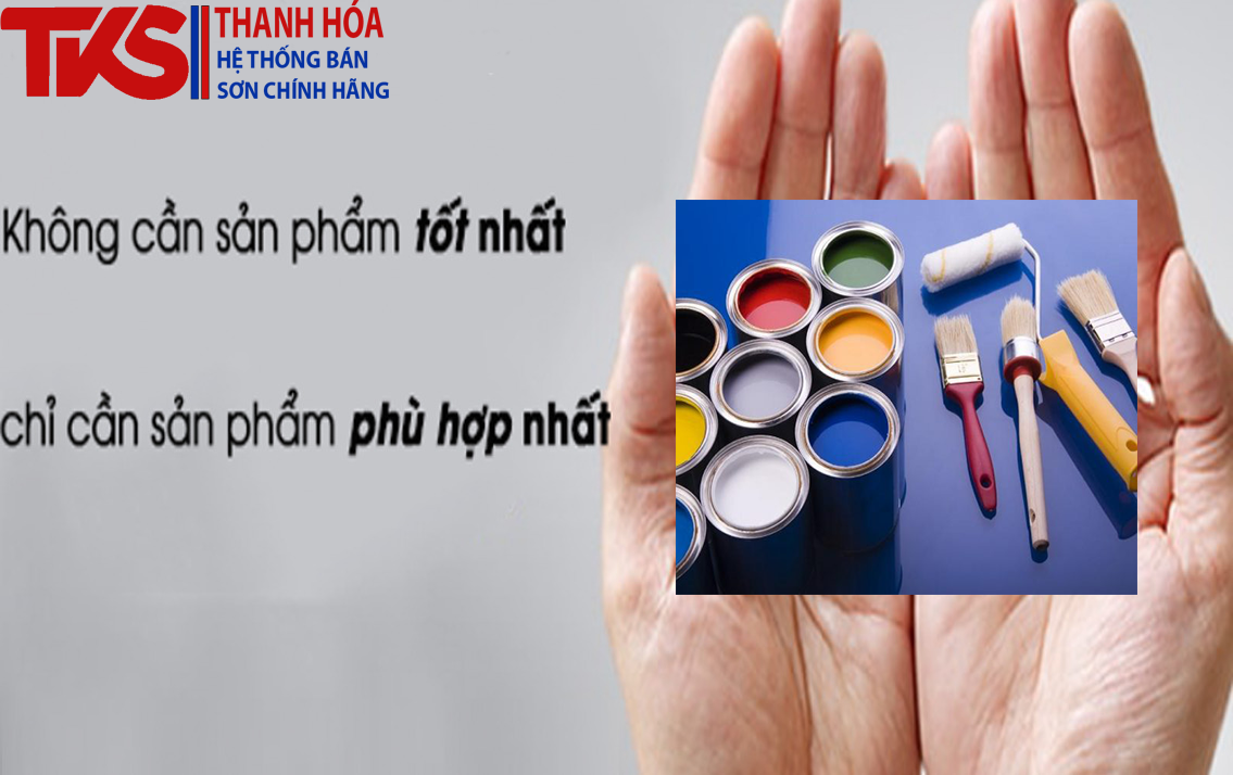Lựa chọn sản phẩm sơn phù hợp nhất