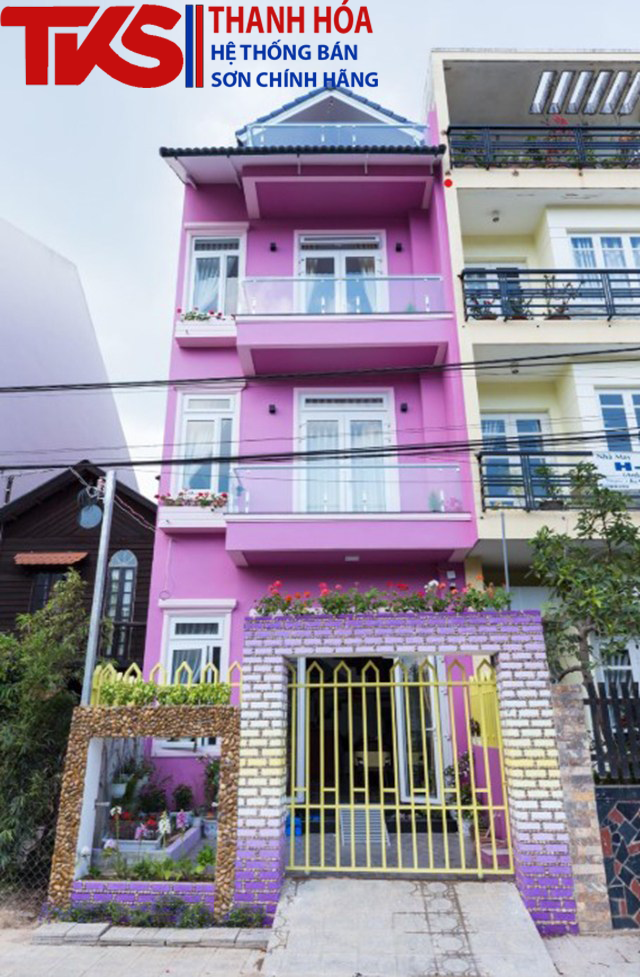 Màu nhà sơn Spec cho hướng Đông bắc