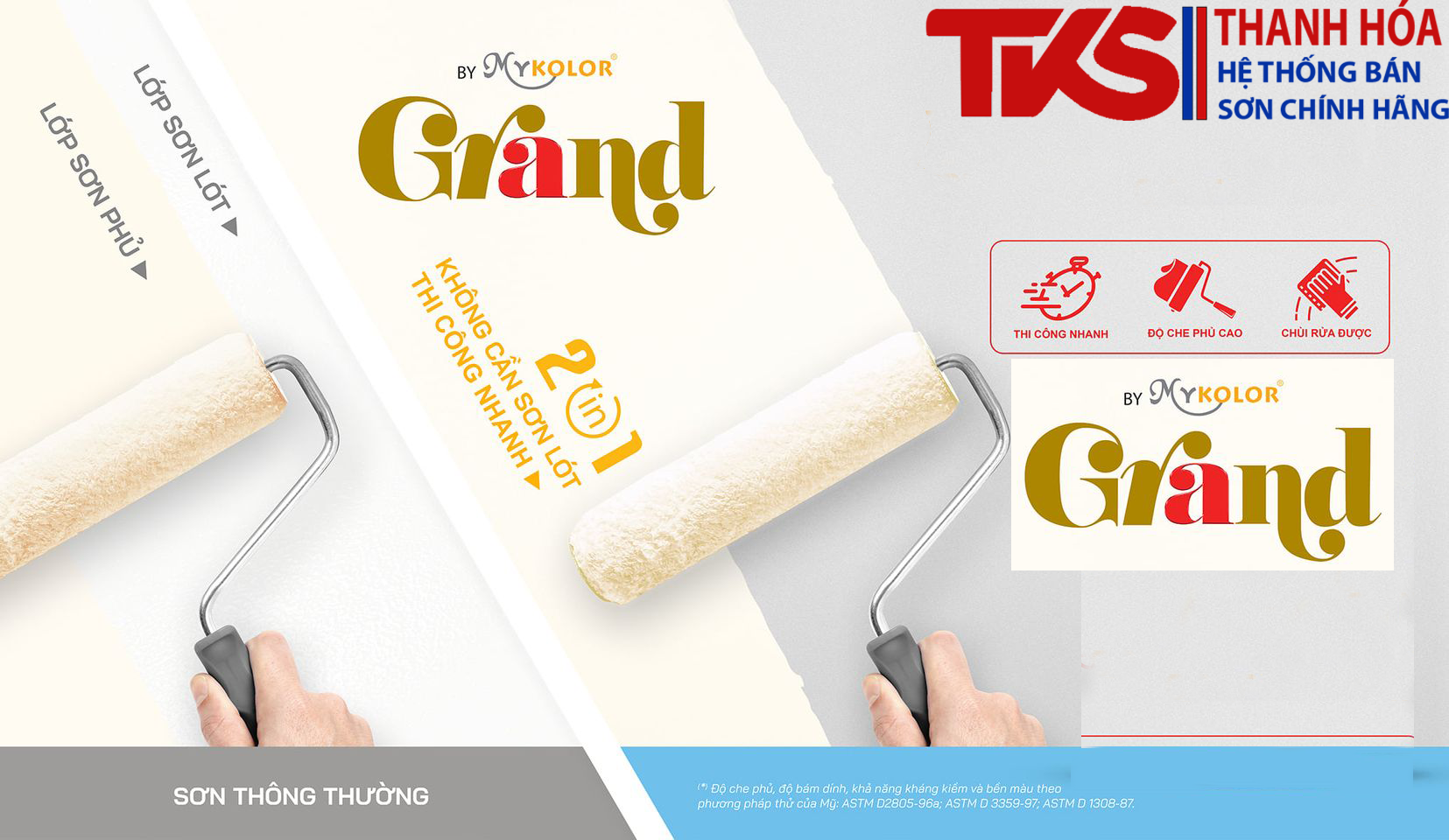 Sơn chất lượng tốt nhất Mykolor Grand
