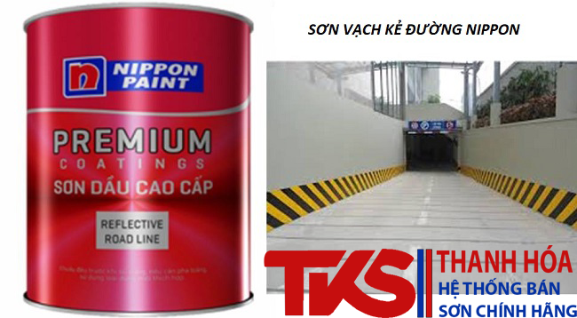 Sơn vạch kẽ đường chất lượng Nippon