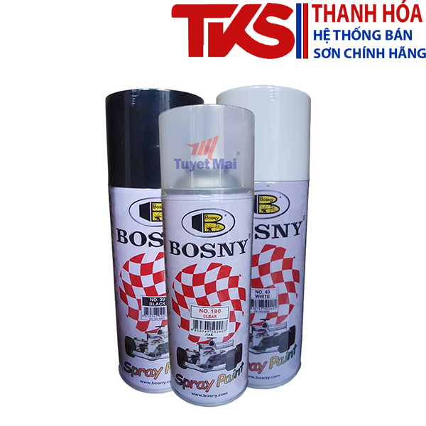 Sơn xịt phản quang chất lượng Bosny