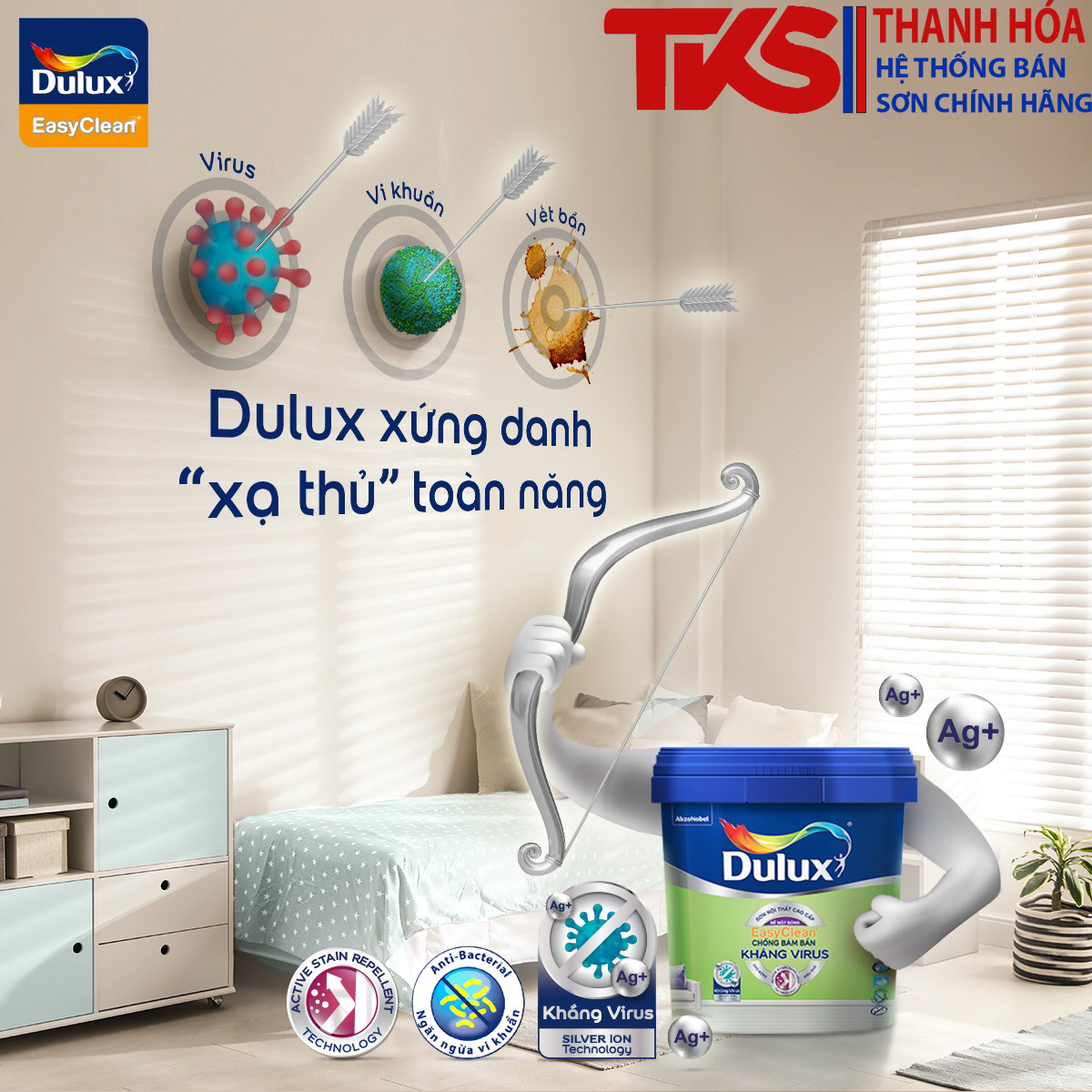 Ưu điểm hãng sơn Dulux