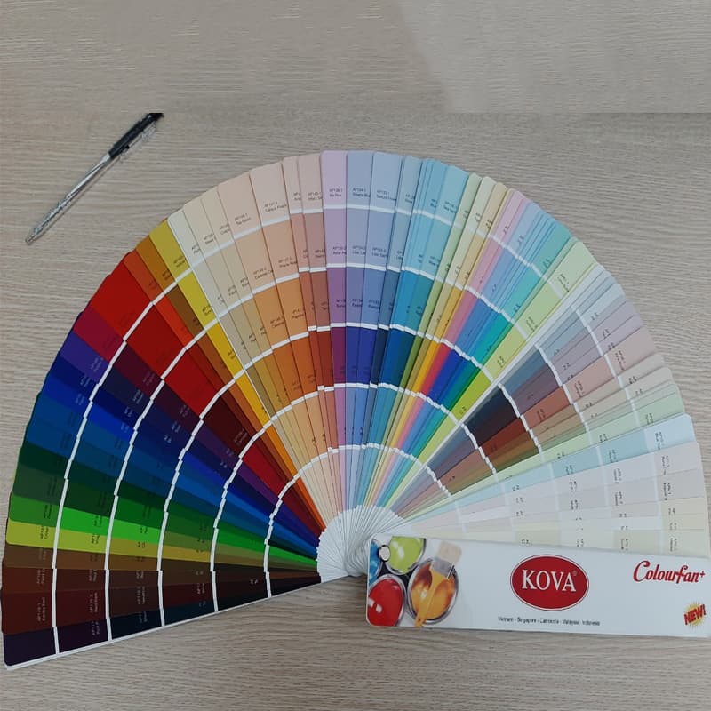 Bảng màu sơn ngoại thất Kova 